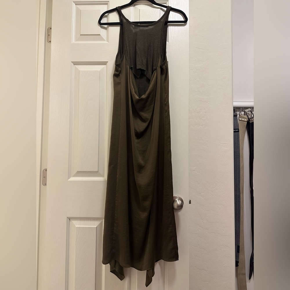 T by Alexander Wang Maxi Dress - XS in Olive